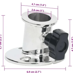 vidaXL Piezas Y Accesorios Para Vehículos-Set de toldo T-Top extensión 170x170x(113-182,5) cm
