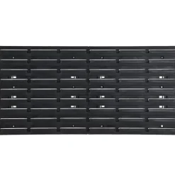 vidaXL Set estantes taller 26 pzas polipropileno rojo y negro 77x39 cm Clearance