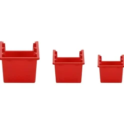 vidaXL Set estantes taller 26 pzas polipropileno rojo y negro 77x39 cm Clearance