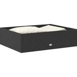 vidaXL Muebles De Jardín-Set muebles de jardín 2 piezas y cojines ratán sintético