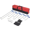 vidaXL Set reparación de abolladuras sin pintura acero inox 16 piezas Discount