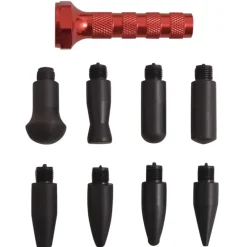 vidaXL Set reparación de abolladuras sin pintura acero inoxidable New