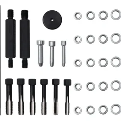 vidaXL Set reparación rosca bujía incandescente 33 pzas M8 M10 M12 Discount