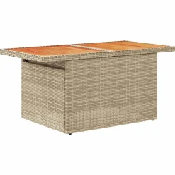 vidaXL Muebles De Jardín-Set sofás jardín y cojines 5 pzas ratán sintético acacia beige