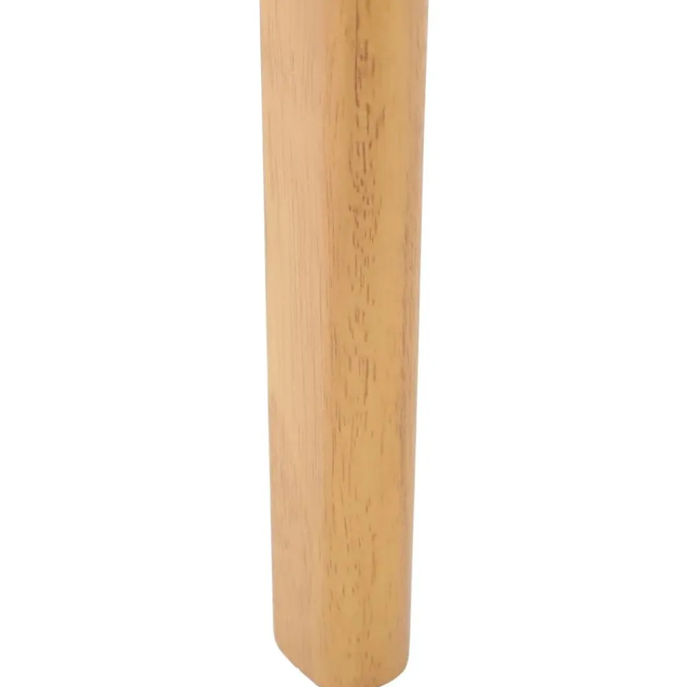 vidaXL Silla de comedor 2 pcs Madera de caucho sólida Natural y claro Best