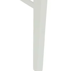 vidaXL Silla de comedor 2 pcs Madera de Caucho Sólido White Outlet