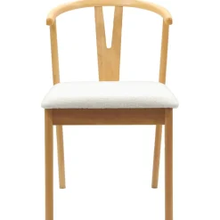 vidaXL Silla de comedor 2 pcs claro Madera de Caucho Sólido Natural y Online