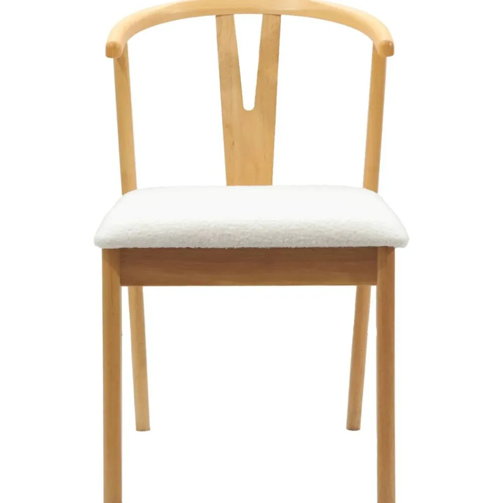 vidaXL Silla de comedor 2 pcs claro Madera de Caucho Sólido Natural y Online