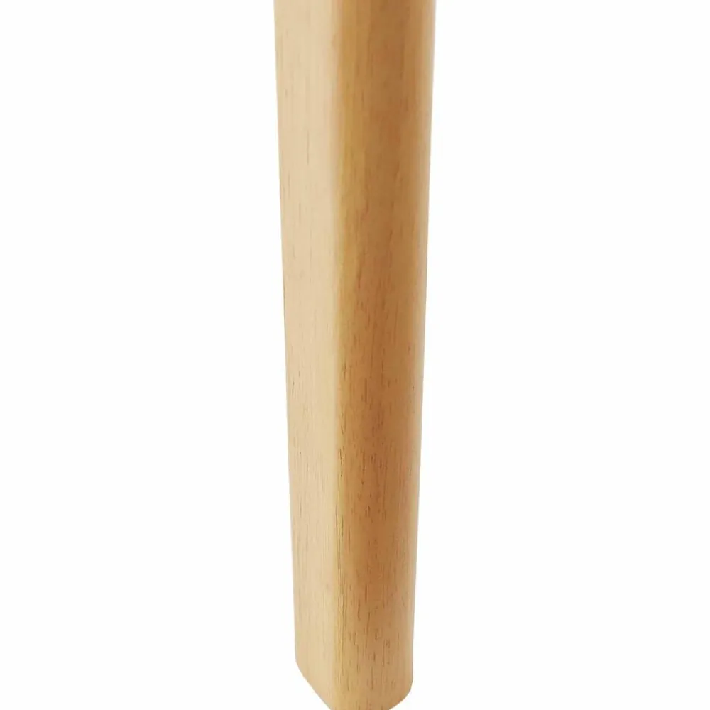 vidaXL Silla de comedor 2 pcs claro Madera de Caucho Sólido Natural y Online