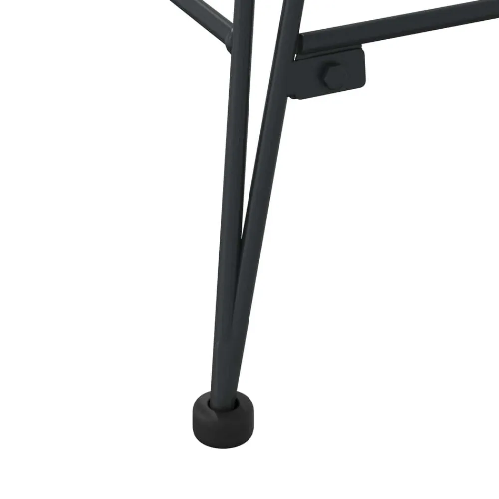 vidaXL Silla de comedor 2 pcs 44 x 47 x 85 cm Ratan e Hierro Natural Sale