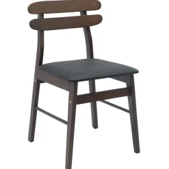 vidaXL Silla de comedor 2 pcs Marrón claro y negro marr&oacute;n claro y negro Discount