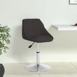 vidaXL Silla de comedor de cuero sintético negra Negro Online