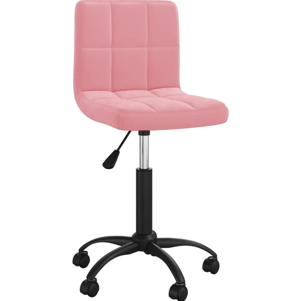 vidaXL Sillas-Silla de comedor giratoria de terciopelo