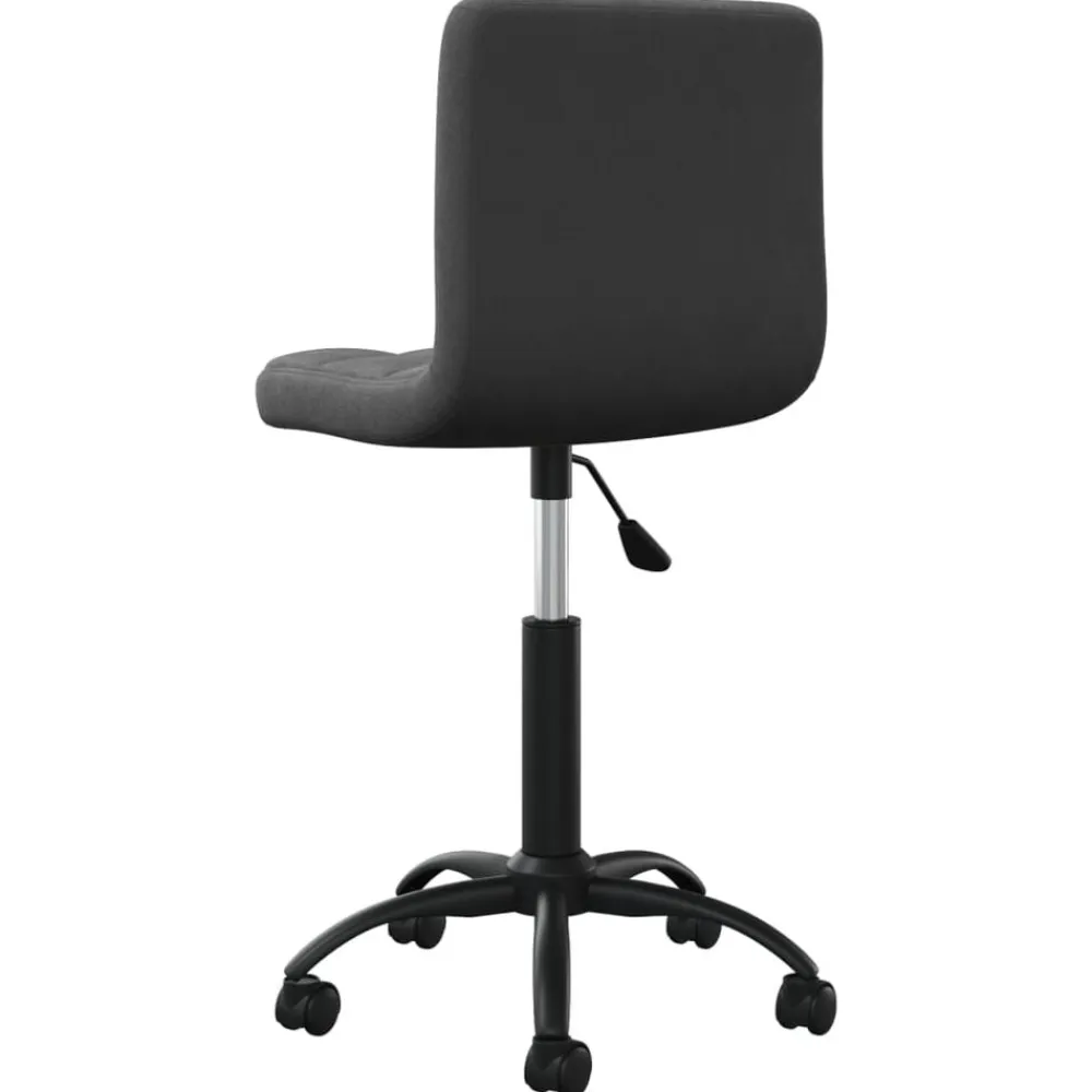 vidaXL Silla de comedor giratoria de terciopelo Negro Online