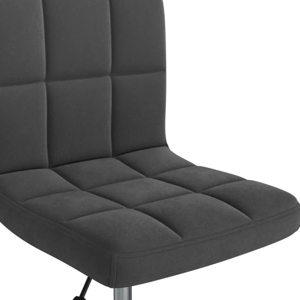 vidaXL Silla de comedor giratoria de terciopelo Negro Online