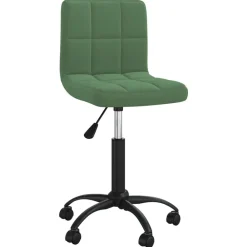 vidaXL Sillas-Silla de comedor giratoria de terciopelo