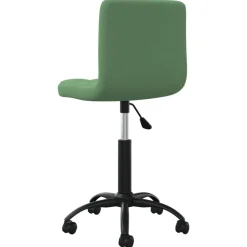 vidaXL Sillas-Silla de comedor giratoria de terciopelo