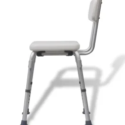 vidaXL Silla de ducha de aluminio blanco Sale