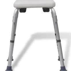 vidaXL Silla de ducha de aluminio blanco Sale