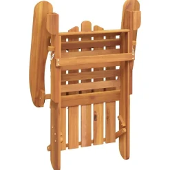 vidaXL Muebles De Jardín-Silla de jardín Adirondack de madera maciza de acacia