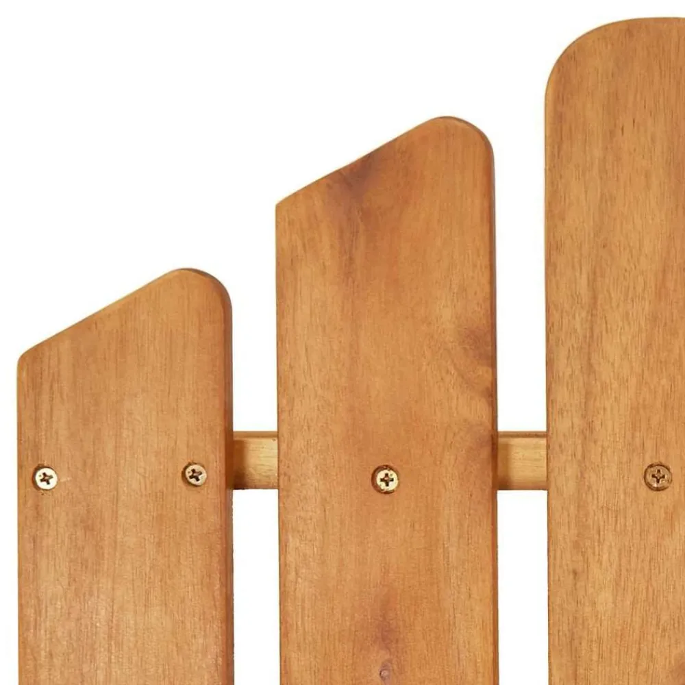 vidaXL Muebles De Jardín-Silla de jardín Adirondack de madera maciza de acacia