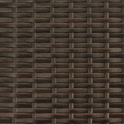 vidaXL Muebles De Jardín-Silla de jardín reclinable Marrón y crema 56 x 60 x 112 cm
