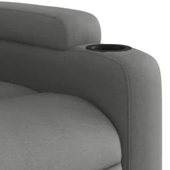 vidaXL Sillas-Silla de masaje reclinable de pie de tela
