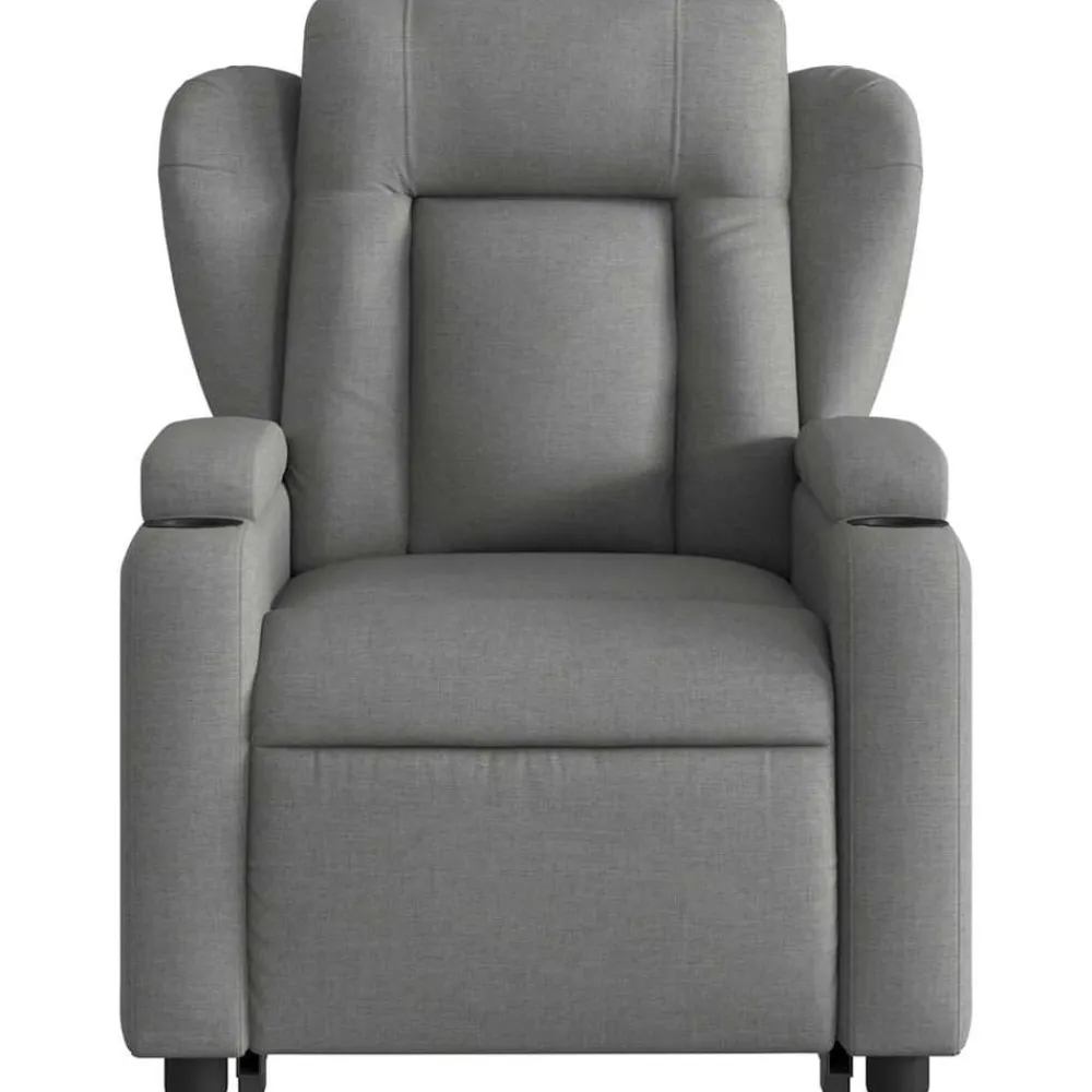 vidaXL Sillas-Silla de masaje reclinable de pie de tela