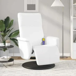 vidaXL Sillas-Silla de masajes reclinable 71 x 90 x 105 cm Cuero sintético