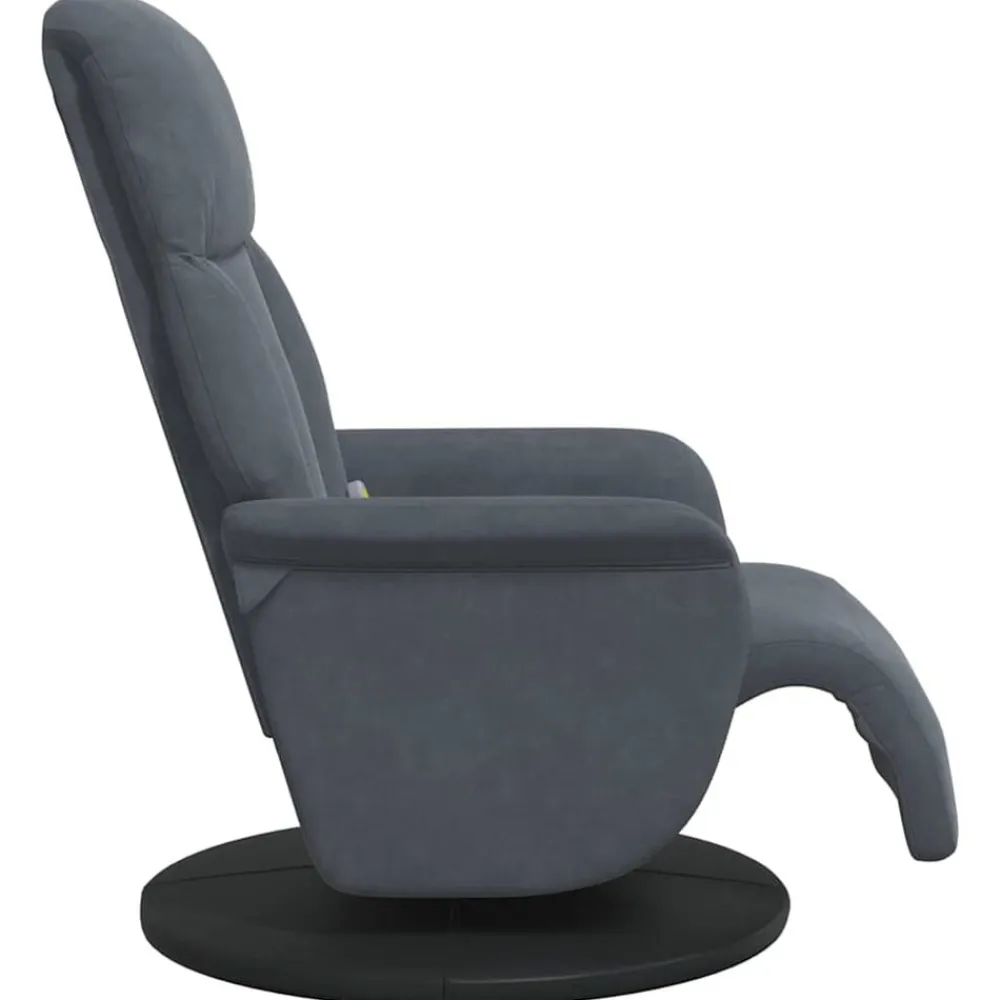 vidaXL Silla de masajes reclinable 91 x 71 x 105 cm Gris oscuro Hot