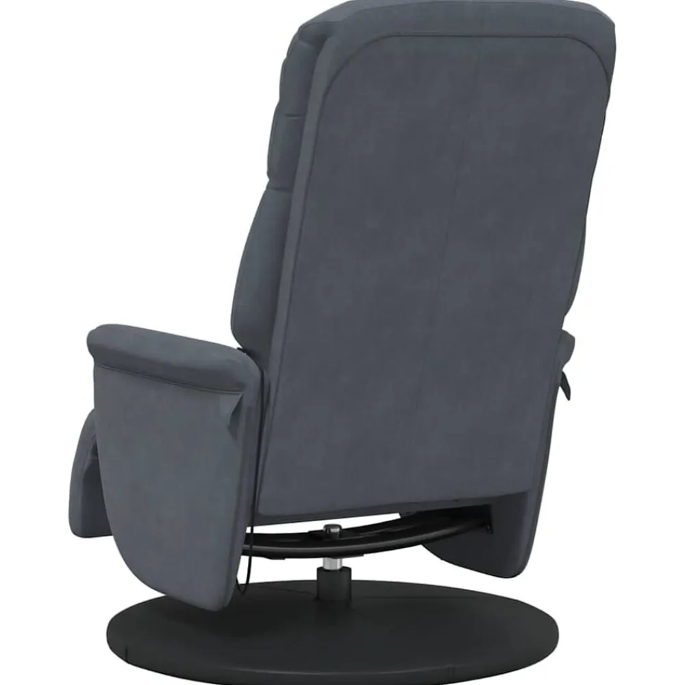 vidaXL Silla de masajes reclinable 91 x 71 x 105 cm Gris oscuro Hot