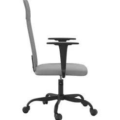 vidaXL Mobiliario De Oficina-Silla de oficina altura ajustable tela