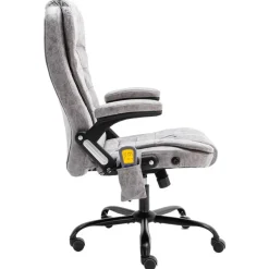 vidaXL Mobiliario De Oficina-Silla de oficina de masaje piel de ante sintética