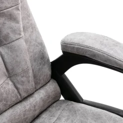 vidaXL Mobiliario De Oficina-Silla de oficina de masaje piel de ante sintética