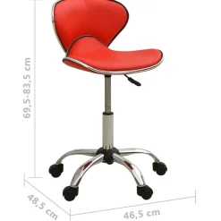 vidaXL Mobiliario De Oficina-Silla de oficina de cuero sintético