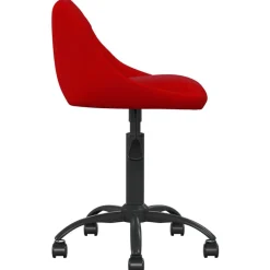 vidaXL Silla de oficina de terciopelo rojo tinto Rojo vino tinto Hot