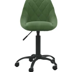 vidaXL Mobiliario De Oficina-Silla de oficina de terciopelo