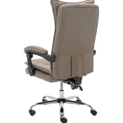 vidaXL Mobiliario De Oficina-Silla de oficina de masaje de tela gris