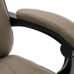 vidaXL Mobiliario De Oficina-Silla de oficina de masaje de tela gris