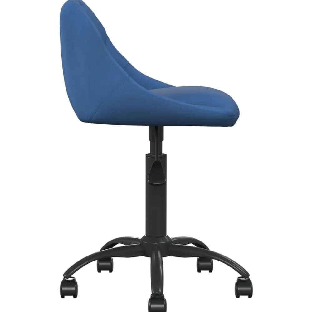 vidaXL Silla de oficina de terciopelo Azul Outlet