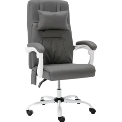 vidaXL Mobiliario De Oficina-Silla de oficina de masaje cuero sintético