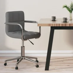 vidaXL Mobiliario De Oficina-Silla de oficina giratoria de tela