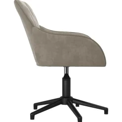 vidaXL Mobiliario De Oficina-Silla de oficina giratoria de terciopelo
