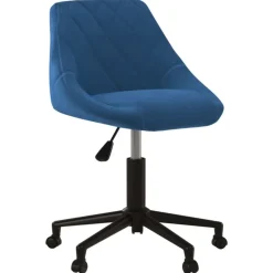 vidaXL Mobiliario De Oficina-Silla de oficina giratoria de terciopelo