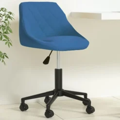 vidaXL Mobiliario De Oficina-Silla de oficina giratoria de terciopelo