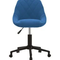 vidaXL Mobiliario De Oficina-Silla de oficina giratoria de terciopelo