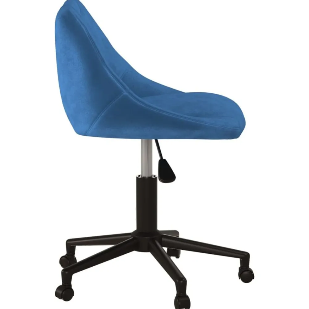 vidaXL Mobiliario De Oficina-Silla de oficina giratoria de terciopelo