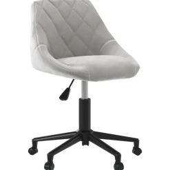 vidaXL Mobiliario De Oficina-Silla de oficina giratoria de terciopelo