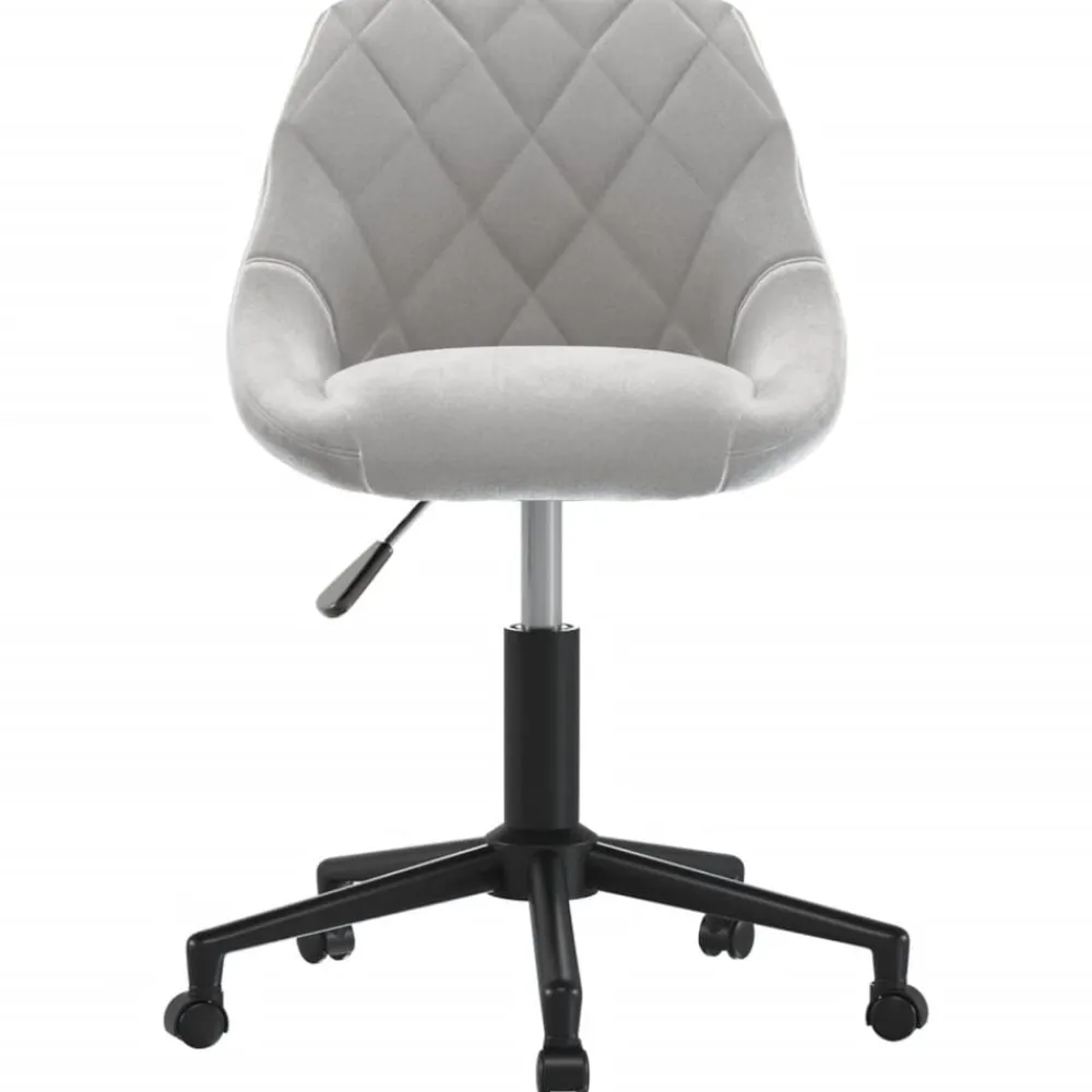 vidaXL Mobiliario De Oficina-Silla de oficina giratoria de terciopelo