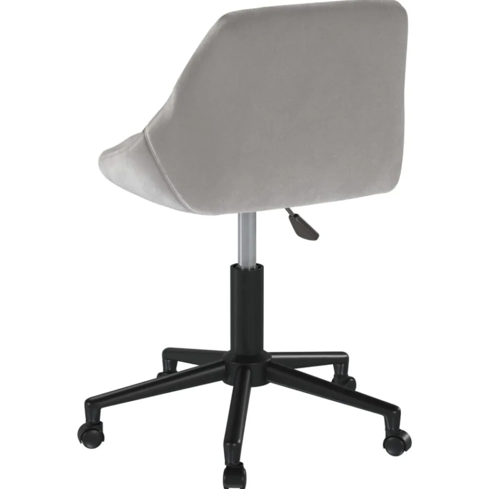 vidaXL Mobiliario De Oficina-Silla de oficina giratoria de terciopelo